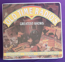 Old Time Radio's Greatest Shows - 60 Programs on 20 Audio Cassettes vintage