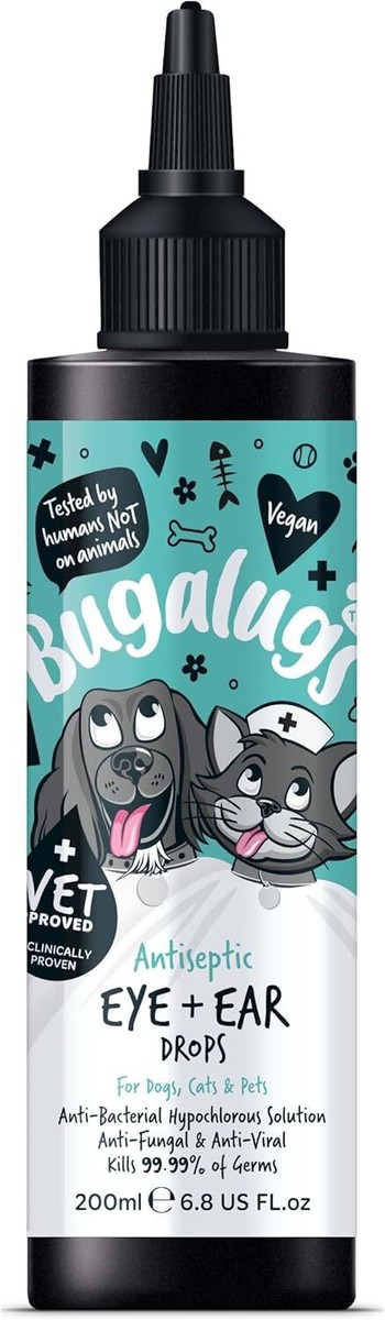 Bugalugs Dog Cat Ears Eyes Antiseptic Antifungal Antibacterial - Main Image