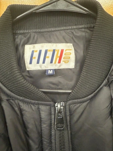 Men FIFTH LOOP Puffer Jacket Black Sz M - Image 3 of 4