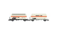 Rivarossi Spur H0 HR6622 Gaskesselwagen-Set Wascosa, 2 Wagen, Sbb,Ep.V, Ovp, Neu