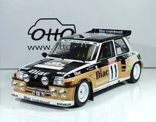 Renault Maxi 5 Turbo #11 Chatriot Rallye Tour de Corse 1986 Size B GO63 1:12 OttO