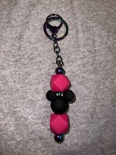 Handmade Beaded Keychain, Purse Charm, Zipper Pull