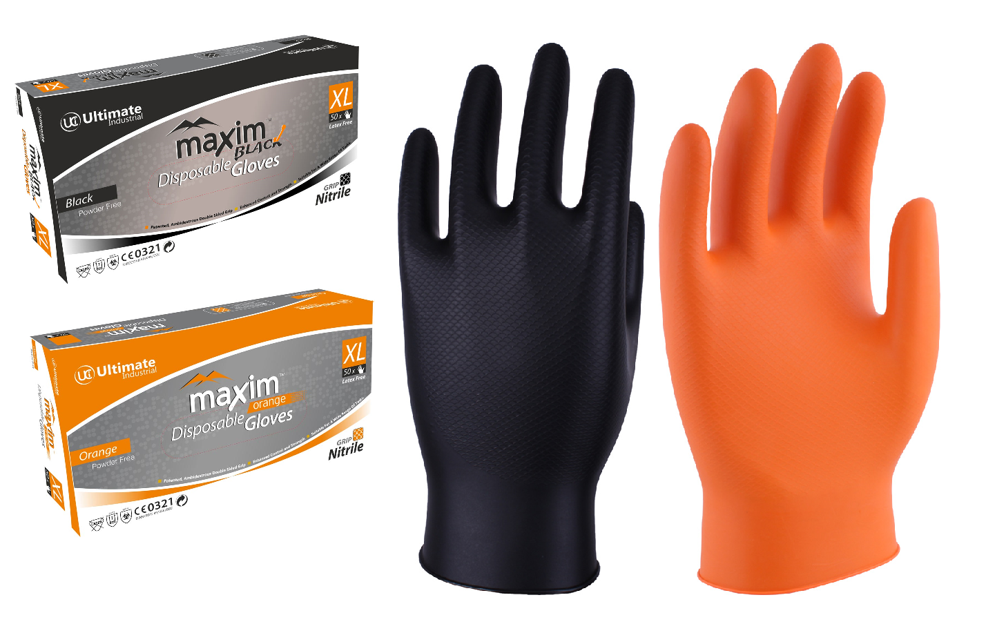 UCI DG-Maxim™ Premium Extra Thick NBR Nitrile Disposable Gloves