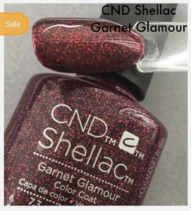 Cnd Shellac Garnet Glamour 91257 Uv Gel Starstuck Shimmer
