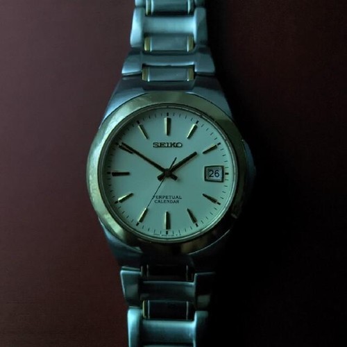 SEIKO PERPETUAL CALENDAR battery is dead eBay