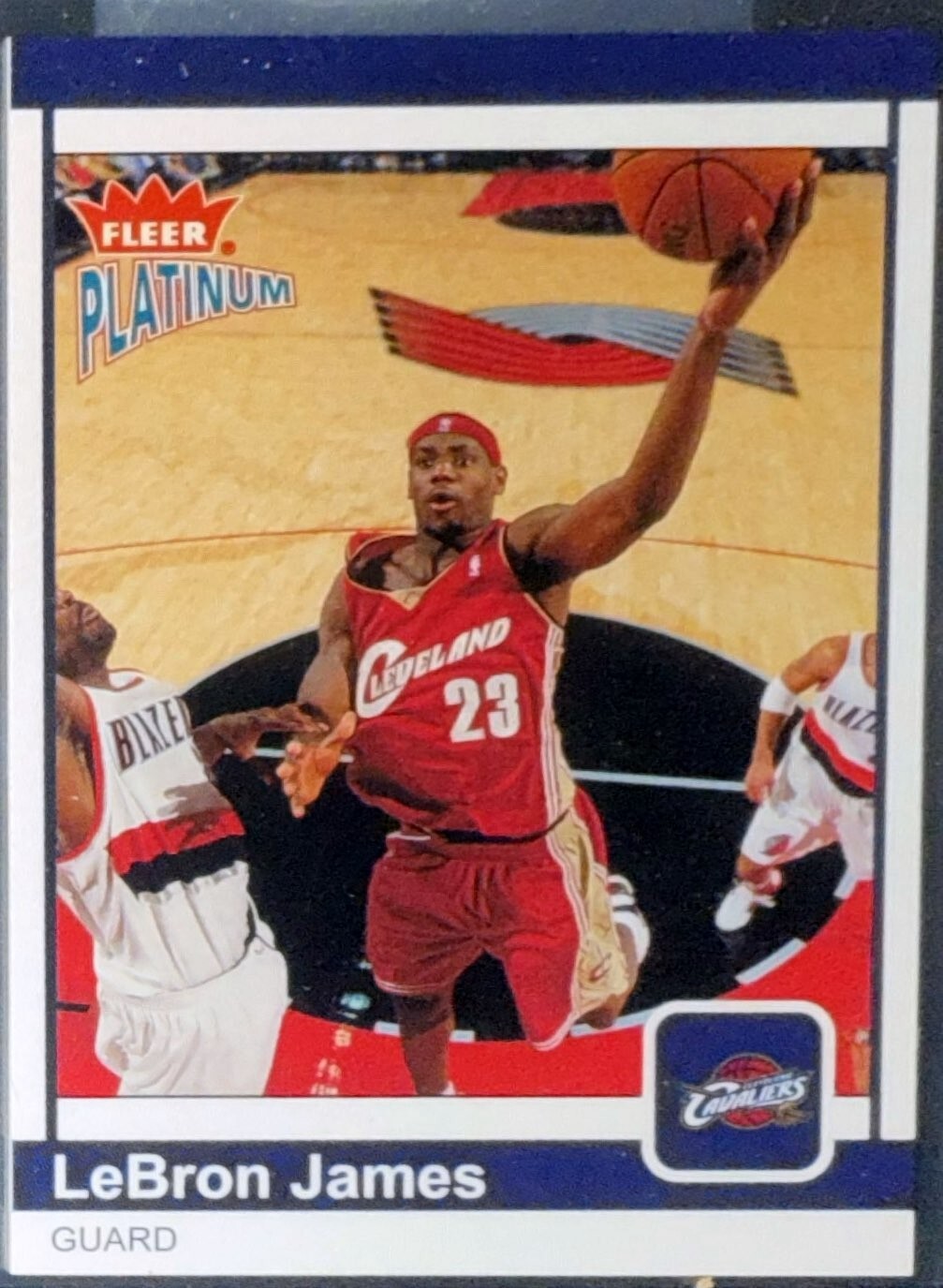 2003-04 Fleer Platinum /750 SP #183 LeBron James Rookie Cleveland Cavaliers RC