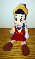 Disney Store Pinocchio Mini Bean Bag Plush Doll Beanie Vintage