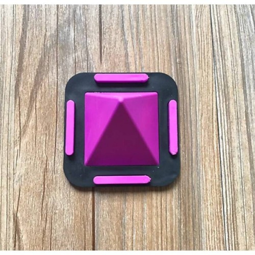 Creative Lazy Phone Holder Colorful Silicone Pyramid Desktop Stand For All - Photo 9 sur 13