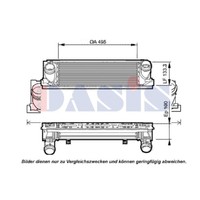 Aks Dasis LadeluftküHler FüR Bmw 3Er Touring F31 4 Gran Coupe F36 F32 057029N