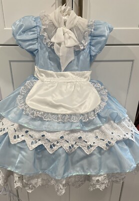 CHASING FIREFLIES DISNEY GIRLS SZ 6 ALICE IN WONDERLAND COSTUME DRESS