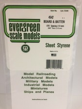 Evergreen EV4542 Sheet 15x30cm spacing 1.8mm 0.38mm modeling