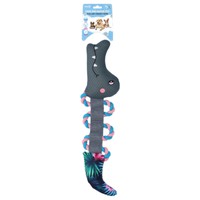 CoolPets Wasserspielzeug Hund Pull Me! Crocky Rope Flower 49X10Cm Quietscher