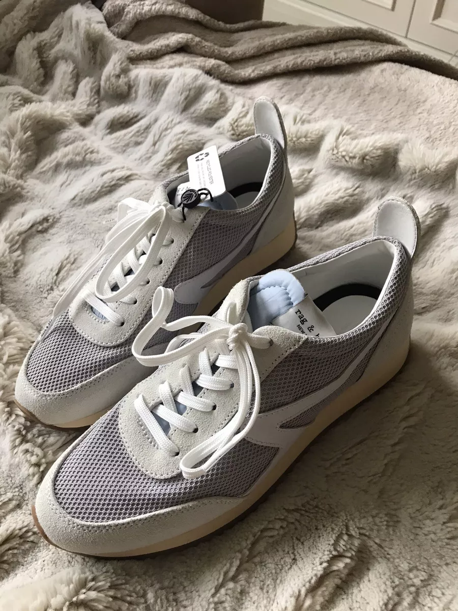 Rag and Bone NWT womenu0026#039;s Retro Runner Sneaker 39 Euro Moonstone | eBay