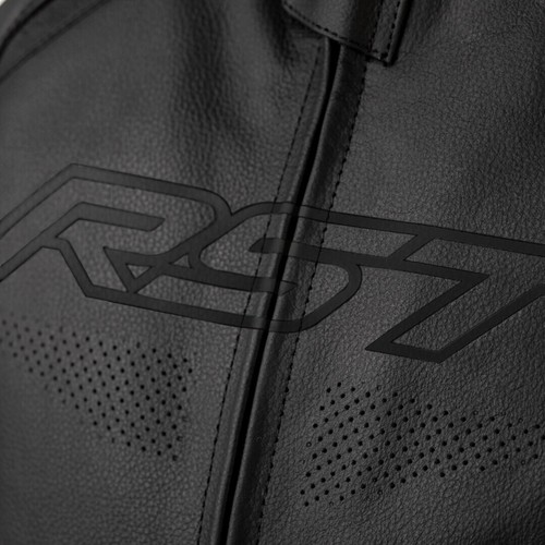 RST S1 Motorcycle Sports CE Leather Jacket/Trousers 2PC Black/black - Picture 4 of 8