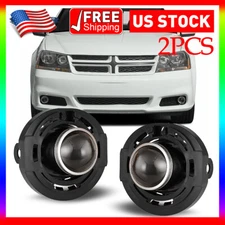 Fog Lights Clear Front Bumper Lamp Left&Right For 2014-2021 Jeep Grand Cherokee