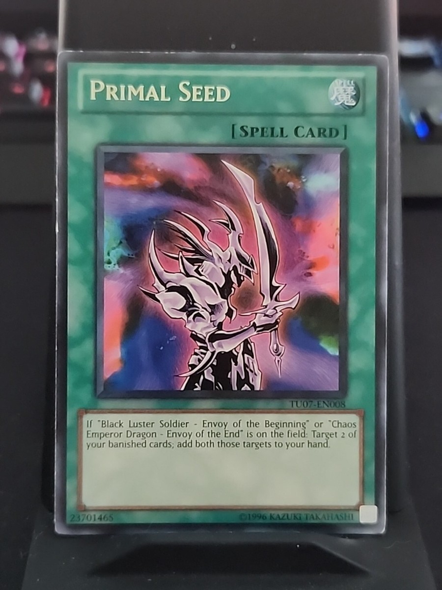 Primal Seed - Rare Foil - Yugioh Spell Card - Vintage | eBay