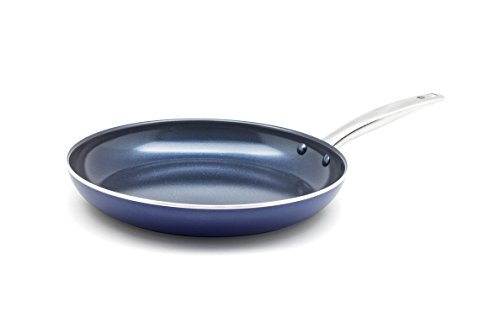 Blue Diamond Toxin Free Ceramic Nonstick Metal Utensil Open Frypan, 12'  eBay