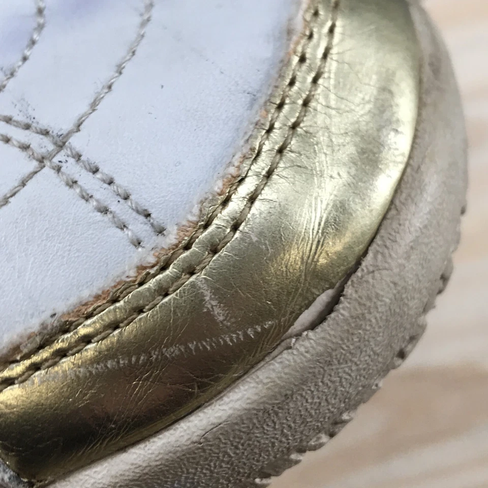 Zapatos Southpole Mujer 7.5 Polar Tenis Cuero Blanco Con Cordones Parte Superior Baja Comodidad Foto 4 de 4