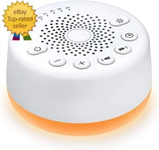 Sound Machine White Noise Rain Ocean Soothing Sounds Therapy Relax Sleep Music