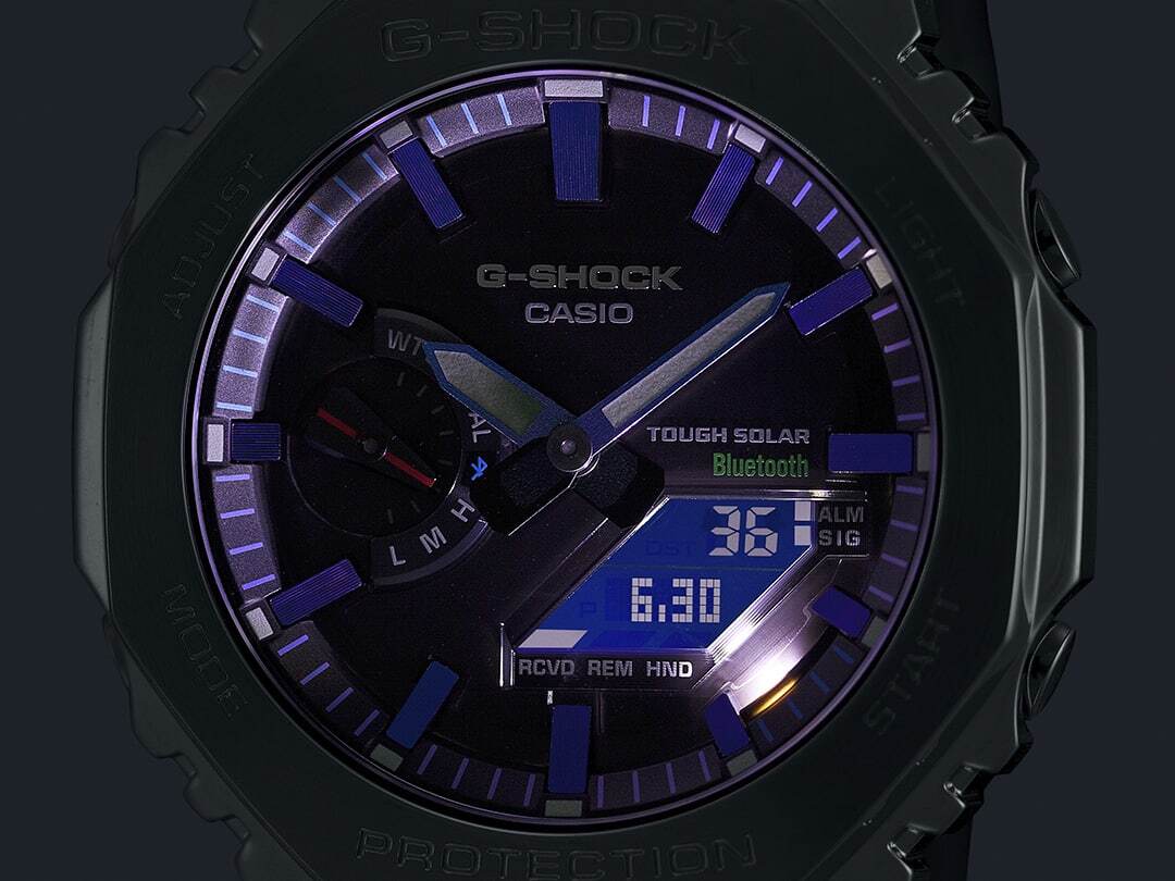 CASIO G-SHOCK GM-B2100PC-1AJF Black Metal Rainbow Silver Men's