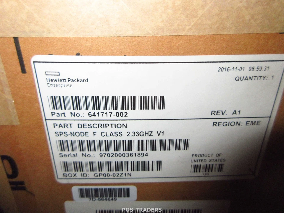 HP 641717-002 NODE F CLASS 2.33GHZ V1 Module Board for servers - IN BOX - Bild 2 von 4