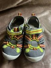 Stride Rite Baby Boys Riff Sandal Water Shoes GREEN/Gray Size 6.5M NICE