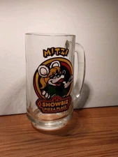 Vintage 1980's Showbiz Pizza Place Mitzi Glass Mug, 12 Oz