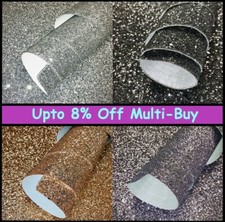 Chunky Glitter Wallpaper Fabric Backed & Border Grade 3 3D "SOLD BY THE METRE"