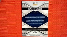 2021 Panini Chronicles Titanium Red 167/199 #20 Isaac Paredes - Rookie
