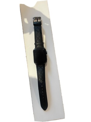 33mm Apple Watch series 3. Black Band included Edge Band-Hyper Black – Tefeca main image 4
