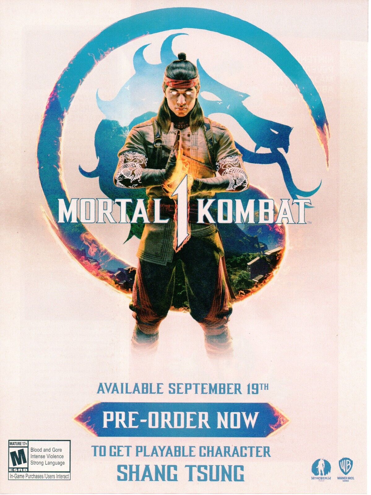 Shang Tsung MK1 (Mortal Kombat 2023) MK12 Poster for Sale by Ghostach