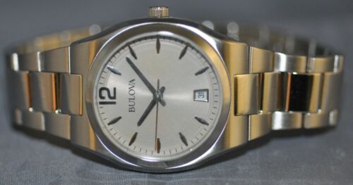 Bulova Ladies Silver Dial Stainless Steel Watch 96M126 - Picture 1 of 5