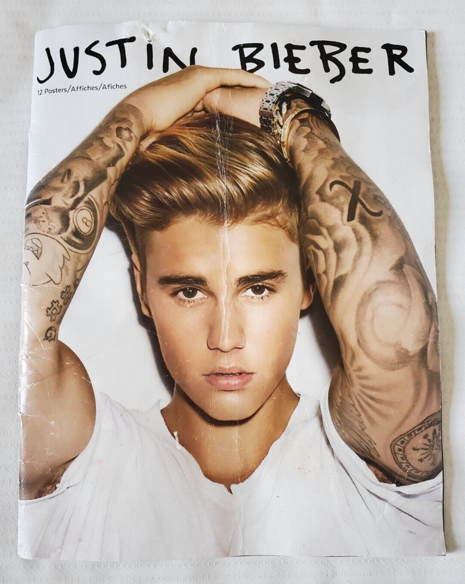 Justin Bieber 2016 Poster Book 12 Poster *Fair Condition