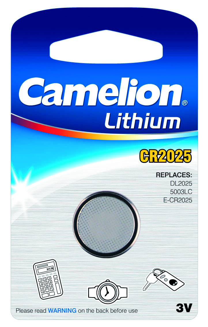 Camelion Cr2025 Lithium Knopfzellen 3v 1er-blister