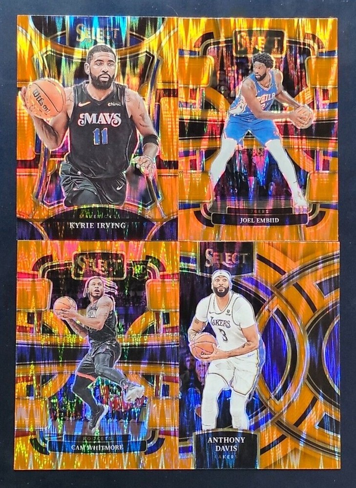 2023-24 Select Orange Flash Prizms Basketball Cards with Rookies - Pick Your Card