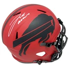 Josh Allen Buffalo Bills Signed Riddell Rave Replica Helmet BAS Beckett