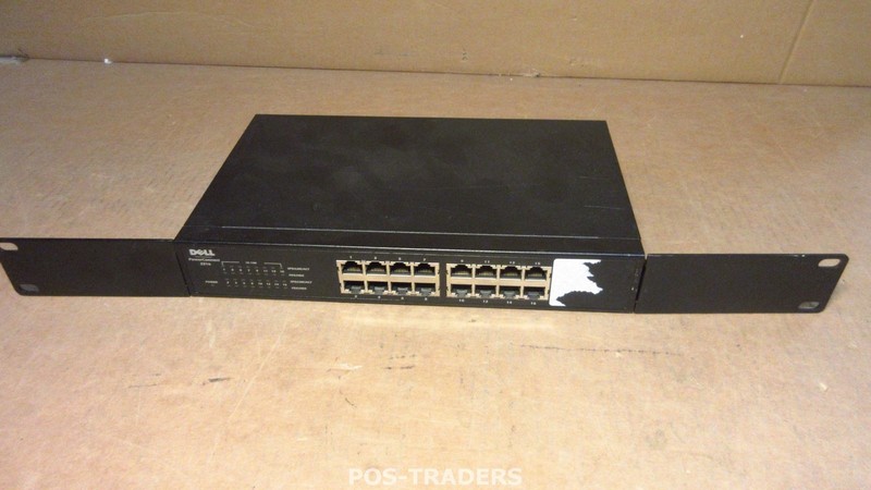 Dell PowerConnect 2216 16x 1GbE VLAN Management 16x RJ45 Switch INCL RACKMOUNTS