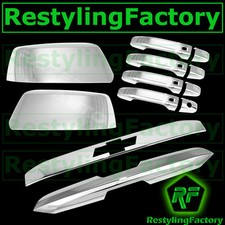 15 Chevy Tahoe Chrome Mirror4 Door Handlesmart Holeupperlower Tailgate Cover