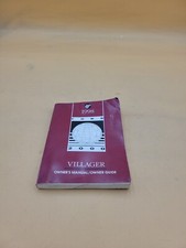 1998 MERCURY VILLAGER OWNERS OPERATORS DRIVERS GUIDE MANUAL BOOK GLOVEBOX 