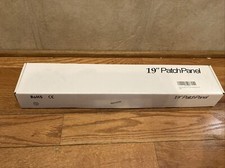 Cat5e RJ45 Ethernet Network 1U Patch Panel 24-port 19'' - Empty Blank No Wiring