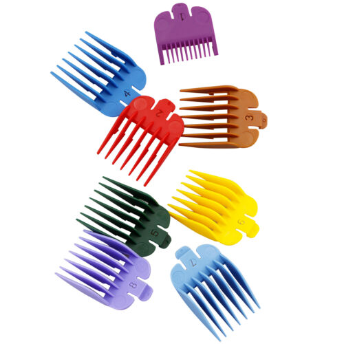 8PCS Universal Hair Clipper Limit Comb Trimmer Guard Combs Accessory For WAHL B - Afbeelding 1 van 6