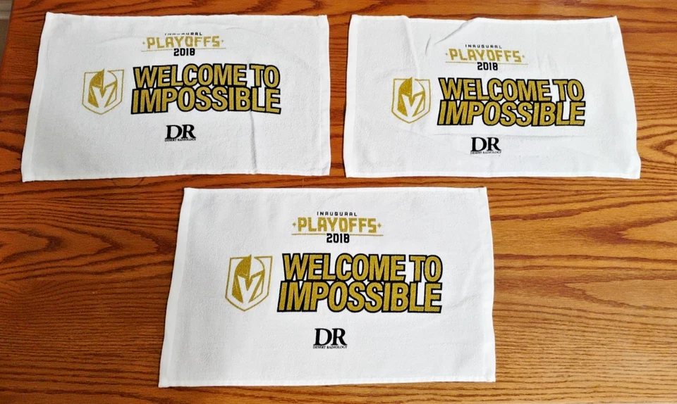 Lot of (16) Vegas Golden Knights Rally Towels - 2017/2018, Inaugural, Playoffs - Image 4 of 4