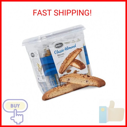 Nonni's Originali Biscotti Italian Cookies - Biscotti Individually Wrapped Cooki