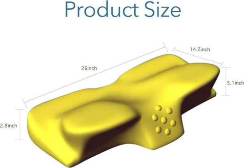 H HOKIZU Cervical Memory Foam Pillow with Unique Ergonomic Design Shape(, Con... - Picture 7 of 7