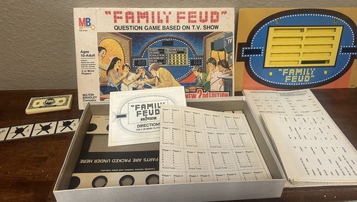 Family Feud Board Game New 2nd Edition, Milton Bradley 1978 Parts Not Complete
