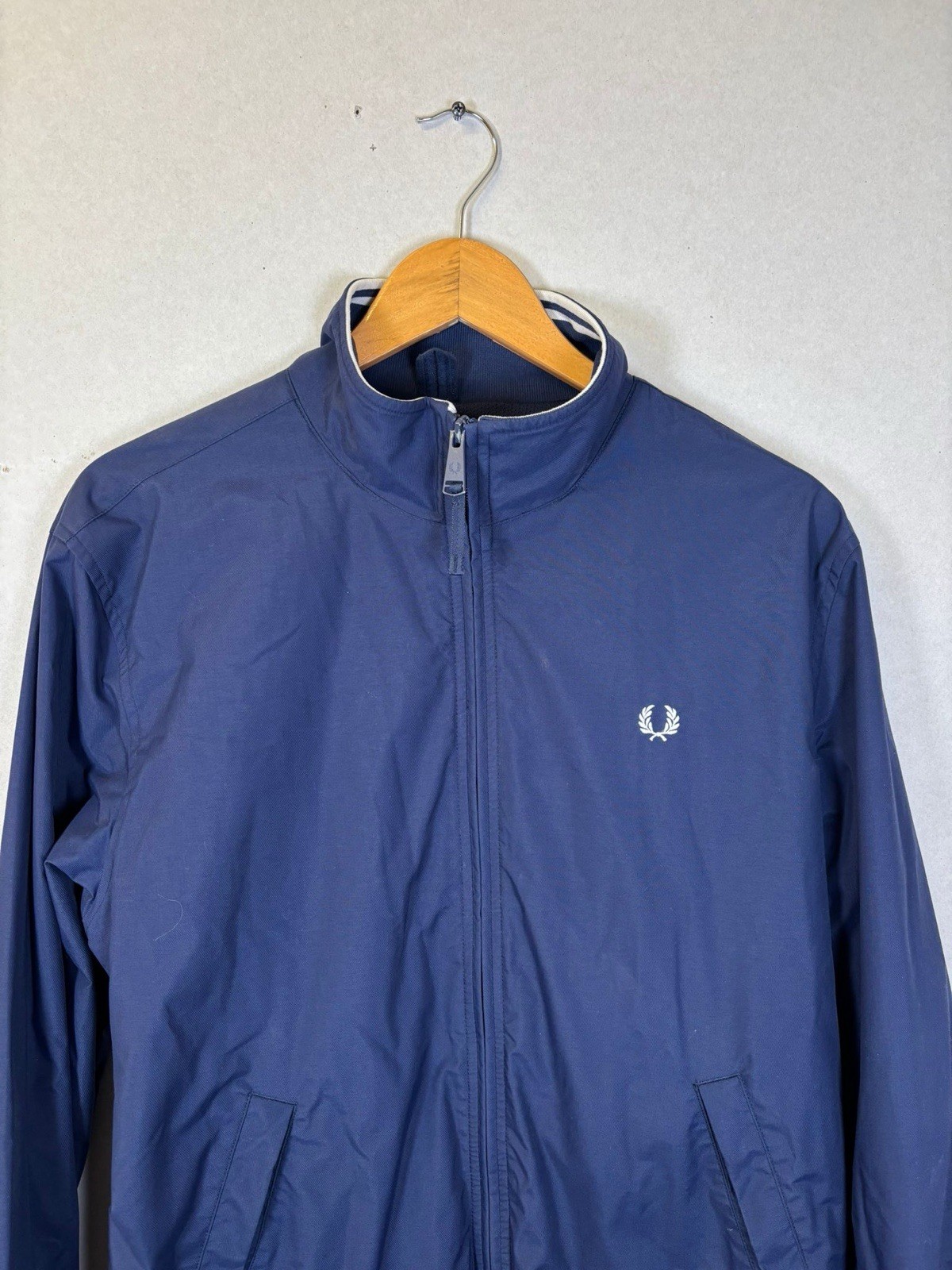 Vintage Fred Perry Sportswear Navy Track Jacket Casuals MOD Mens Size Medium image 4