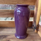 Homer Laughlin Fiesta Plum Royalty Vase Purple, 7.5"