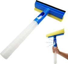 Car Window Cleaner Squeegee with Sponge and Rubber Blade Cleaning Tool Wiper ...