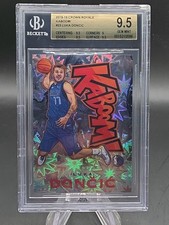 2018-19 Luka Doncic Rookie Crown Royale Kaboom BGS 9.5