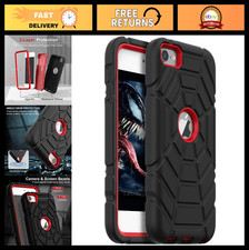 3-in-1 Heavy Duty Shockproof Case for iPod Touch 7/6/5 - Rugged Protective Cover